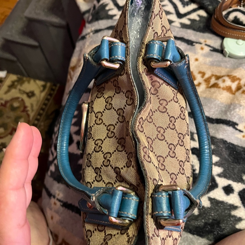 Gucci Vintage GG Hasler Web Horsebit Bag COA* Tote - Picture 9 of 17